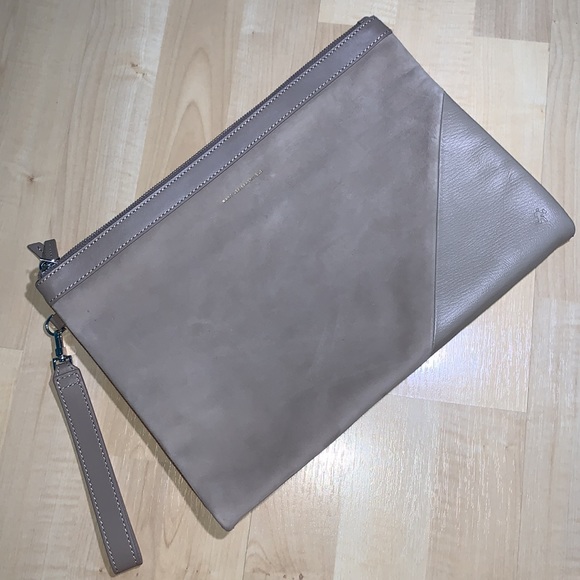 WANT LES ESSENTIELS De La Vie BARAJAS Suede Large Fold double Folio - Picture 3 of 16